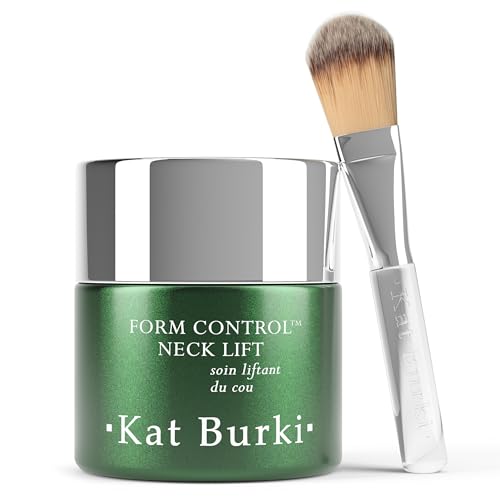 KAT BURKI Form Control Neck Lift Serum with Marine Collagen, Niacinamide & Silk Amino Acids for Firming, Lifting Hydration and Contour, 2 Fl Oz
