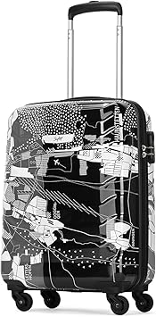 Skybags Trooper, Black & White, Cabin | 55 cm | Small, Luggage